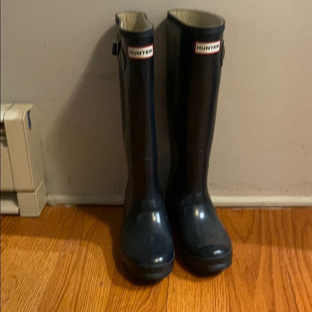 Hunter rain tall boots